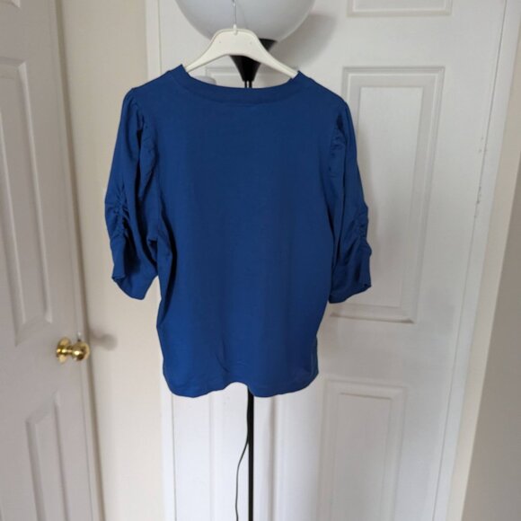 frame frankie t shirt in blue size M - Picture 6 of 8